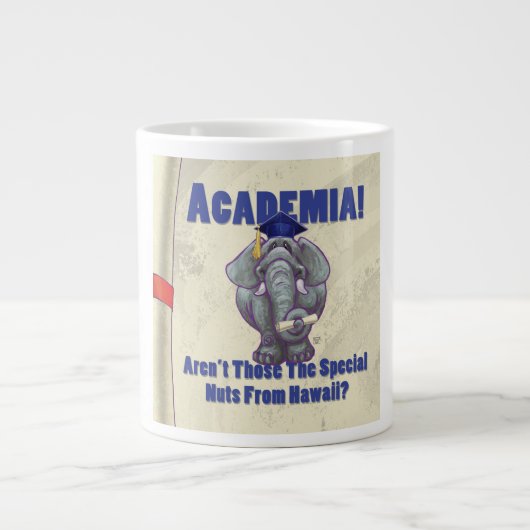 Academia Scroll Jumbo-Tasse (Vorderseite)