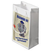 Academia Scroll Kleine Geschenktüte (Rückseite Schrägansicht)