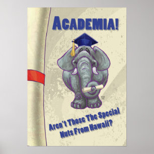 Academia Scroll Poster