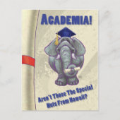 Academia Scroll Postkarte (Vorderseite)