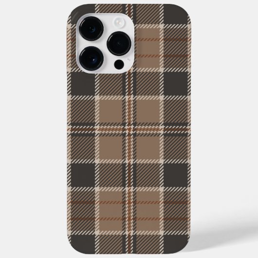 Academia Taupe Tartan Case-Mate iPhone Hülle (Rückseite)