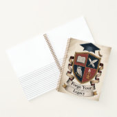 Academic Crest Builder | Customisable Collegiate Notizblock (Innenseite)