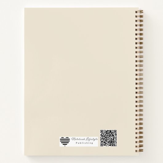 Academic Crest Builder | Customisable Collegiate Notizblock (Rückseite)