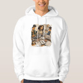 Academic Grind Study Crew • Gemütliche Collegesitz Hoodie (Vorderseite)