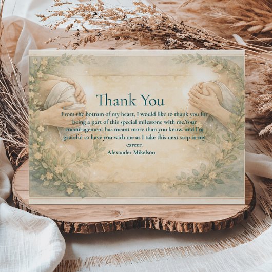 Academic Physical Therapy Graduate Dankeskarte