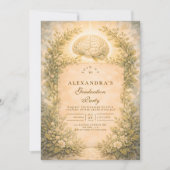 Academic Psychology Graduation Einladung (Vorderseite)