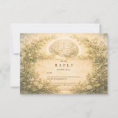 Academic Psychology Graduation RSVP Karte (Vorderseite)