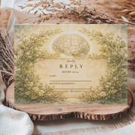 Academic Psychology Graduation RSVP Karte