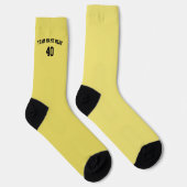 Academic Team Name Baseball Socks - Custom Number Socken (Rechts)