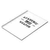 Academic Weapon Classic Funny Meme Notizblock (Linke Seite)