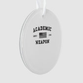 Academic Weapon Classic Funny Meme Ornament (Vorderseite)