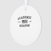 Academic Weapon Classic Funny Meme Ornament (Vorderseite)