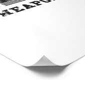 Academic Weapon Classic Funny Meme Poster (Ecke)