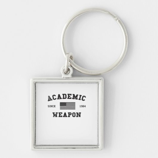 Academic Weapon Classic Funny Meme Schlüsselanhänger (Vorne)