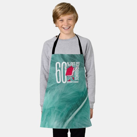 Academic Whimsical Book Character 60 Percent Off  Schürze (Getragen)