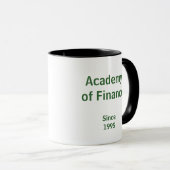 Academy* of Finance Coffee Tasse (VorderseiteRechts)