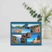 Acadia Best Views Nationalpark Postkarte (Stehend Vorderseite)