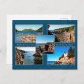 Acadia Best Views Nationalpark Postkarte (Vorne/Hinten)