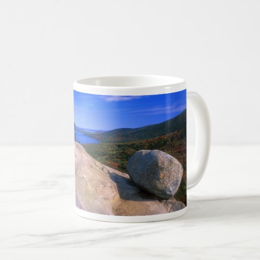 Acadia-Blasen-Felsen Kaffeetasse (VorderseiteRechts)