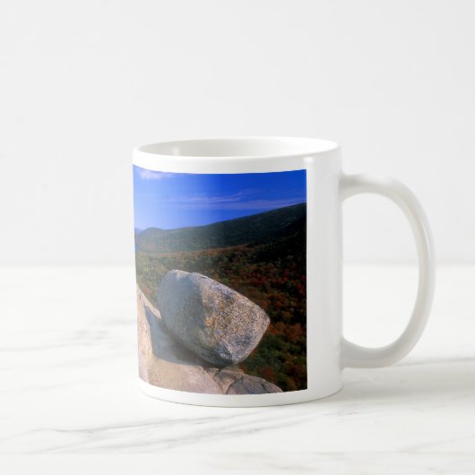 Acadia-Blasen-Felsen Kaffeetasse (Rechts)