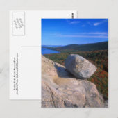 Acadia Bubble Rock Postkarte (Vorne/Hinten)