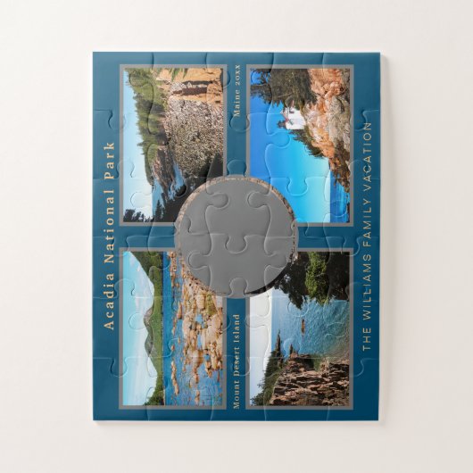 Acadia Cadillac Bergsee-Zauber Foto Puzzle (Vertikal)