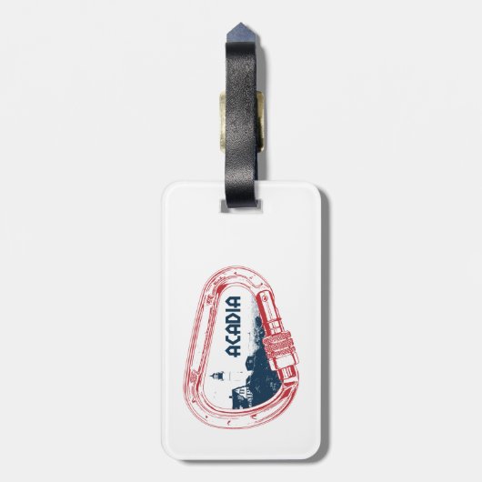 Acadia Climbing Carabiner Gepäckanhänger (Rückseite vertikal)