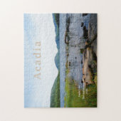 Acadia Desert Eagle Lake Nationalpark Maine Puzzle (Vertikal)