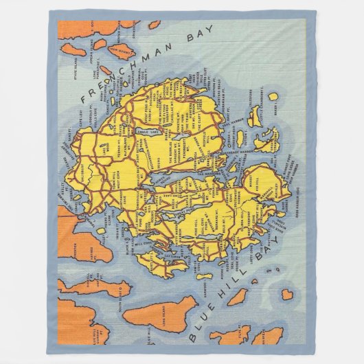 Acadia - Die Insel der Wüste Fleecedecke (Vorderseite)