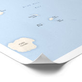 Acadia Kartenposter Poster (Ecke)