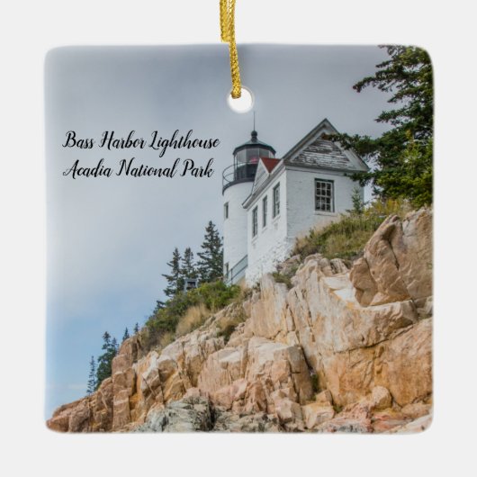 Acadia Lighthouses Keramikornament (Vorderseite)