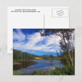 Acadia Long Pond View Postkarte (Vorne/Hinten)