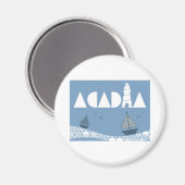 Acadia Magnet (Vorderseite/Rückseite)