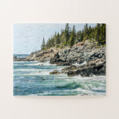 Acadia Maine Ocean Waves Puzzle (Horizontal)