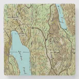 ACADIA MAP STEINUNTERSETZER