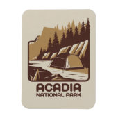 Acadia National Park Camping Adventure Magnet (Vertikal)