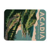 Acadia National Park Coastline Magnet (Horizontal)