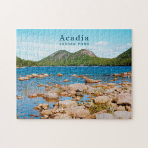 Acadia National Park Custom Foto Jordan Pond Puzzle