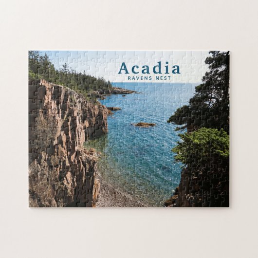 Acadia National Park Custom Foto Ravens Nest Puzzle (Horizontal)