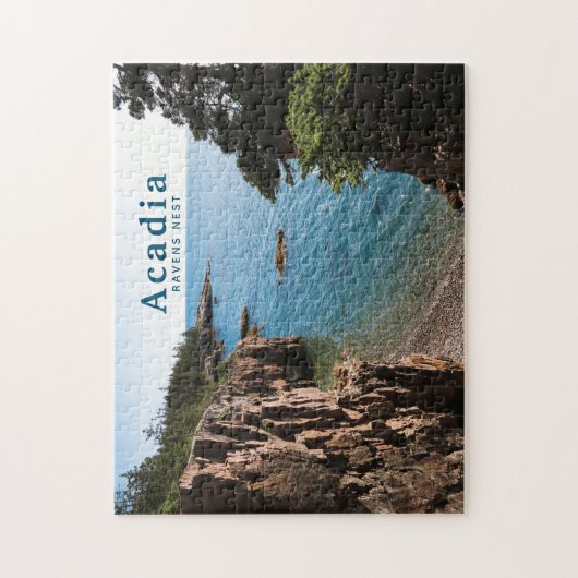 Acadia National Park Custom Foto Ravens Nest Puzzle (Vertikal)