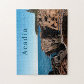 Acadia National Park Custom Foto Thunder Hole Puzzle (Vertikal)