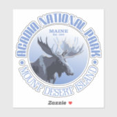 Acadia National Park (Elche) Aufkleber (Blatt)