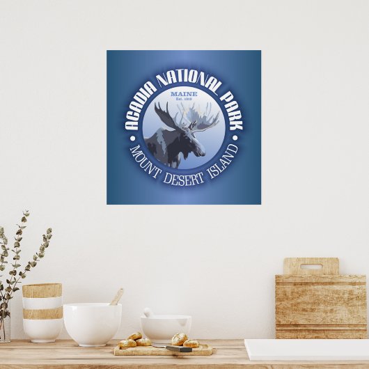 Acadia National Park (Elche) Poster (Küche)