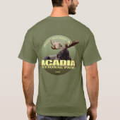 Acadia National Park (Elche) WT T-Shirt (Rückseite)
