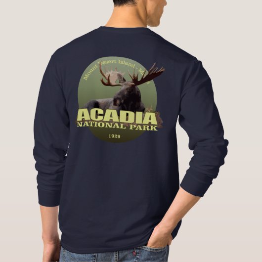 Acadia National Park (Elche) WT T-Shirt (Rückseite)