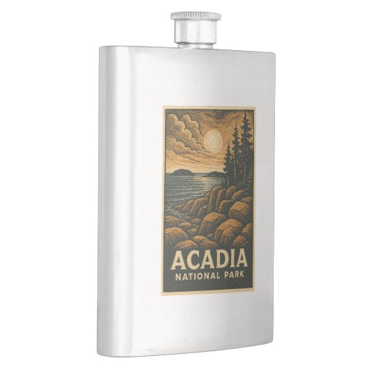 Acadia National Park Flask Flachmann (Rechts)