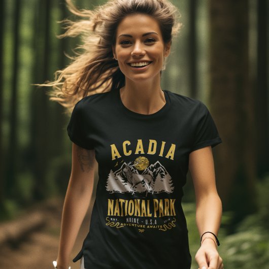 Acadia National Park Fun Landscape T-Shirt