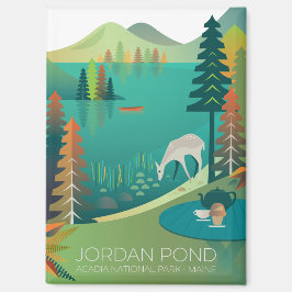 Acadia National Park, Jordan Pond Magnet