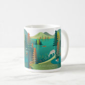 Acadia National Park, Jordan Pond Tasse (VorderseiteRechts)