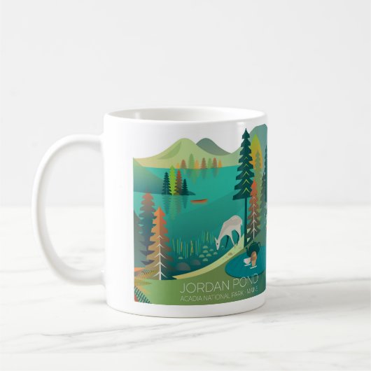 Acadia National Park, Jordan Pond Tasse (Links)
